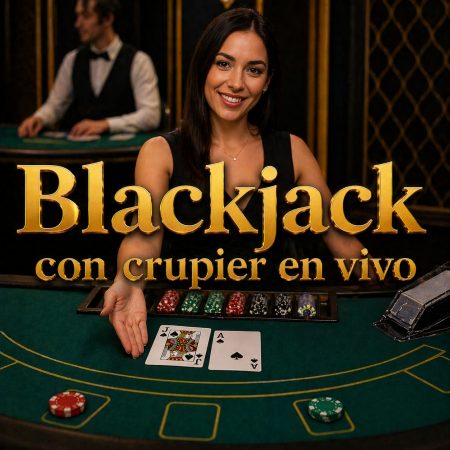 Blackjack con crupier en vivo: cómo jugar y qué esperar