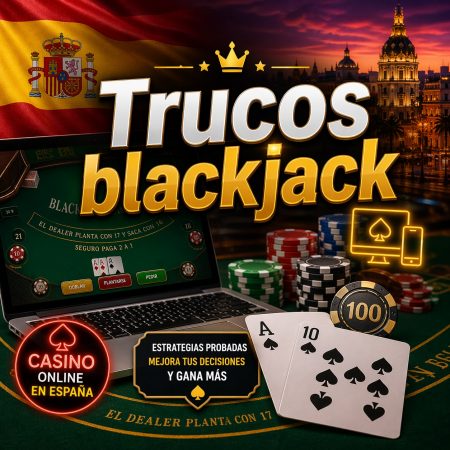 Trucos blackjack: estrategias efectivas para jugar mejor en 2026